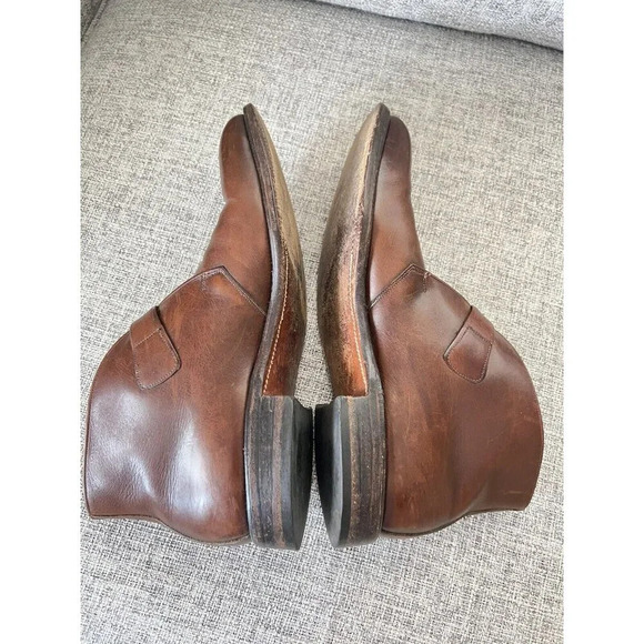 Allen Edmonds Ostendo St. George Ankle Strap Boots Men\'s sz 9.5 AA Narrow
